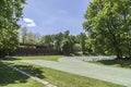 Park athletic stadium Tossols by RCR Arquitectes. Olot,Catalonia,Spain.