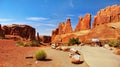 Park Avenue hiking trail Arches National Park Utah Royalty Free Stock Photo