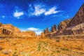 Park Avenue Section Arches National Park Moab Utah Royalty Free Stock Photo