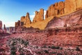 Park Avenue Section Arches National Park Moab Utah Royalty Free Stock Photo