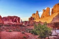 Park Avenue Section Arches National Park Moab Utah Royalty Free Stock Photo