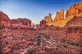 Park Avenue Section Arches National Park Moab Utah Royalty Free Stock Photo