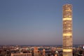 Park avenue skyscraper 432 at twilight manhattan