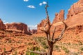 Park Avenue Trail at Arches National Park in Utah Royalty Free Stock Photo