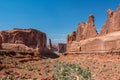 The Park Avenue Trail is one of the first major attractions within Arches National Park, Moab Utah USA Royalty Free Stock Photo