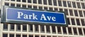 Park Avenue New York Royalty Free Stock Photo