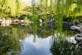 The park of Baotu Quan in Jinan, China Royalty Free Stock Photo