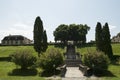 Park of Baron von Brukenthal Palace in Avrig, Transylvania