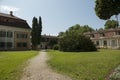 Park of Baron von Brukenthal Palace in Avrig, Transylvania