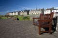 Park Bench at Troon Royalty Free Stock Photo