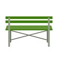 Park bench vector illustration flat style Royalty Free Stock Photo