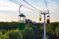 Park cable way Kharkiv cityscape