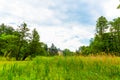 Park and castle building in Goluchow, Poland Royalty Free Stock Photo