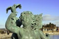 Park of castle of Versailles Royalty Free Stock Photo