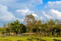 Park in Chang town, Chanthaburi, Waterfront, Thailand