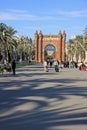 Park Ciutadella and Arc de Triomf in Barcelona