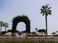 Park at coastline of Miraflores, Lima