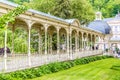 Park Colonnade Sadova-Karlovy Vary, Czech Republic Royalty Free Stock Photo