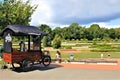 The Bike Cafe in the Rose Garden in Citadel Park in Poznan, Poland