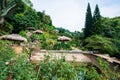 Park at Doi Pui Mong hill tribe village Royalty Free Stock Photo