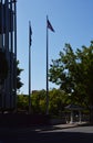 Park in Downtown Eugene in Summer, Oregon Royalty Free Stock Photo