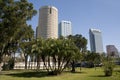 Park in Downtown Tampa Florida Royalty Free Stock Photo