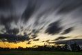 Park in Dusk Royalty Free Stock Photo