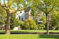 Park in the Dutch city of Dordrecht. Royalty Free Stock Photo