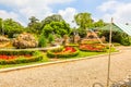 Park of the Euxinograd Palace or Residence Euxinograd, Varna, Bulgaria Royalty Free Stock Photo