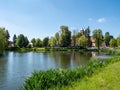 Park facility in the spa town of Bad Klosterlausnitz in Thuringia Germany Royalty Free Stock Photo