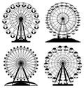 vector park ferris wheels