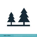 Park/ Forest Icon Vector Logo Template Illustration Design. Vector EPS 10 Royalty Free Stock Photo