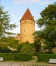 Park Fortress  Old Town Tallin Royalty Free Stock Photo