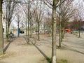 The park in front of German Chancellery, Berlin Royalty Free Stock Photo