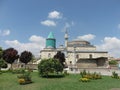 Park in front of Mevlana museum and tomb, Konya, Turkey