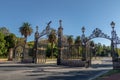 Park Gates Portones del Parque at General San Martin Park - Mendoza, Argentina Royalty Free Stock Photo