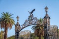 Park Gates Portones del Parque at General San Martin Park - Mendoza, Argentina Royalty Free Stock Photo