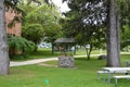 Park at Grand Traverse Bay, at Lake Michigan, Traverse City, Michigan Royalty Free Stock Photo