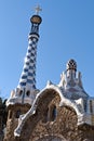 The Guard House at Park Guell, Barcelona, Spain