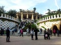 Park Guell of Antoni Gaudi Barcelona, Catalonia, Spain Royalty Free Stock Photo