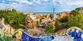 Park Guell in Barcelona, Spain Royalty Free Stock Photo