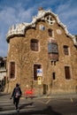 Park Guell in Barcelona, Spain.