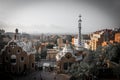 Park guell colors in Barcelona, Spain.