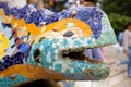 Park GÃÂ¼ell detail of the dragon or salamander Royalty Free Stock Photo