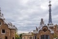 Gorgeous and amazing Park Guel in Barcelona. Spain Royalty Free Stock Photo