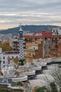 Gorgeous and amazing Park Guel in Barcelona. Spain Royalty Free Stock Photo