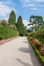 Park on the island of Isola Bella. Italy Royalty Free Stock Photo