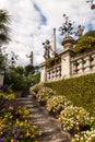 Park on the island of Isola Bella. Italy Royalty Free Stock Photo