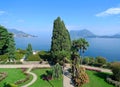 Park at Isola Bella. Lago Maggiore. Italy