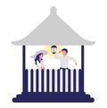 Park kiosk design Royalty Free Stock Photo